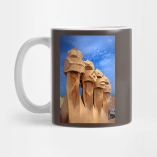 Sentinels of Gaudi on la Pedrera Mug